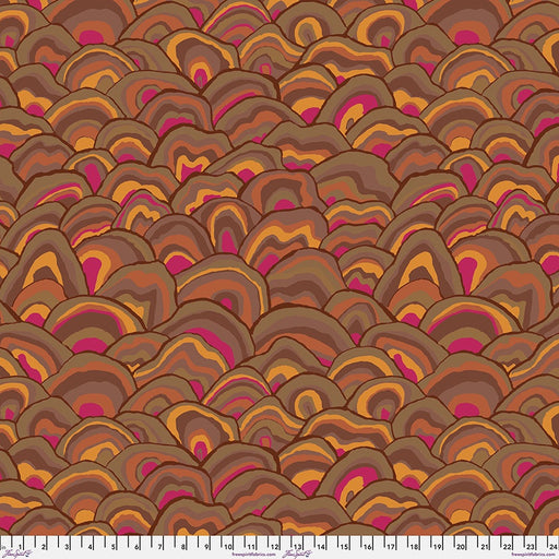 Kaffe Fassett August 2024 fabric Wobble Brown