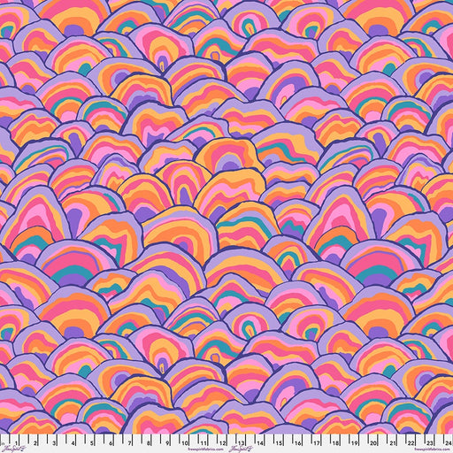 Kaffe Fassett August 2024 fabric Wobble Pastel