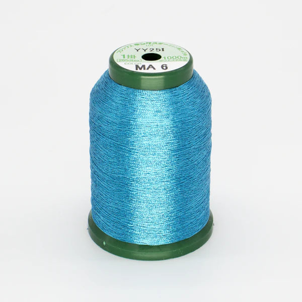 KingStar Metallic Thread  Turquoise MA6 1000m