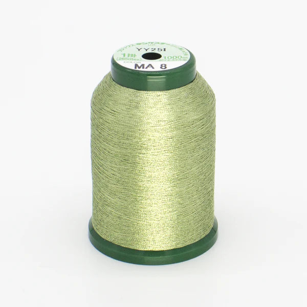 KingStar Metallic Thread Pale Green MA8 1000m