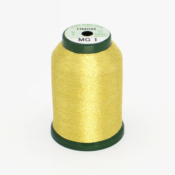 KingStar Metallic Thread  Gold MG1 1000m