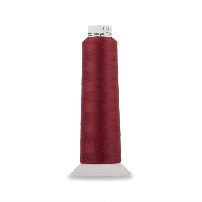 Madeira Aerolock Serger Thread 2,000yds - Burgundy - 8811