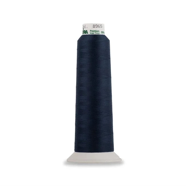 Madeira Aerolock Serger Thread 2,000yds - Navy Blue - 8965