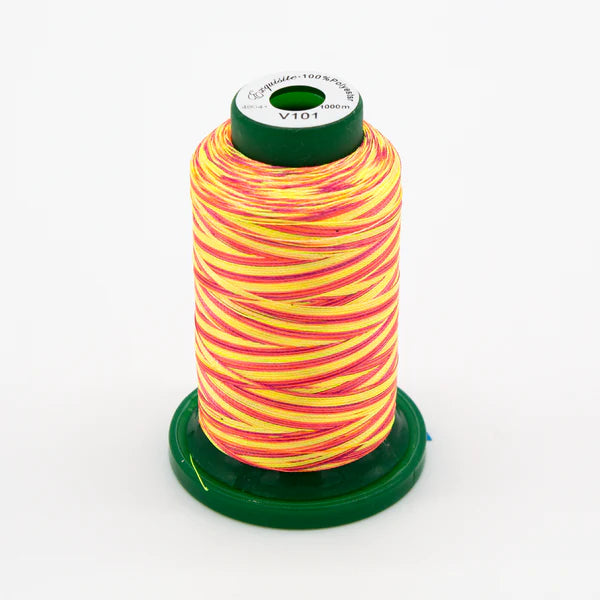 Exquisite Medley Variegated Thread - Sunset 1000M  V101