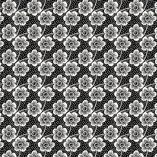 Midnight Rhapsody Buttercup Black/White #14079-12