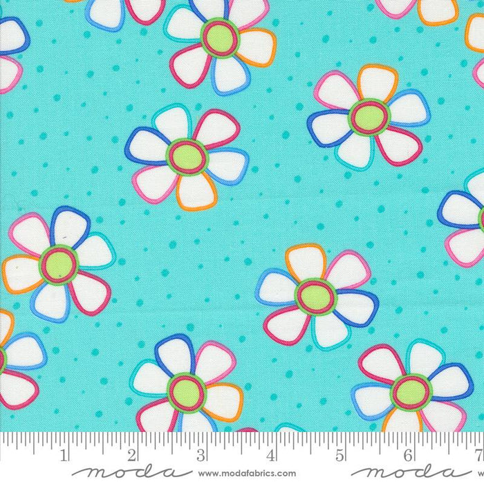 Fiesta by Me and My Sister - Aqua - 22471 23 || Moda Fabrics