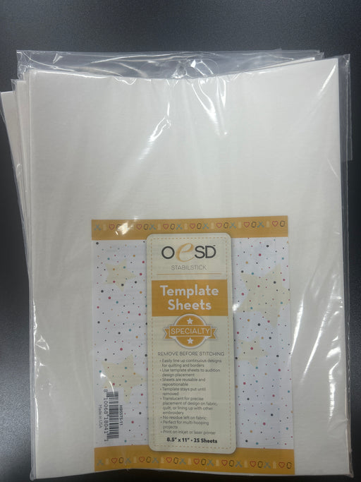 OESD Stabilstick Template Sheets HBSSTS-11