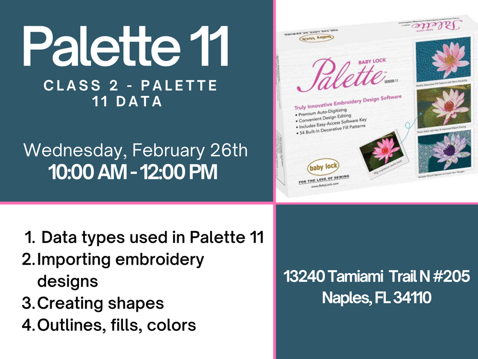 Palette 11 - Class 2 Data Naples