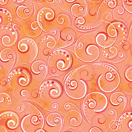 Pearl Splendor fabric Coral 12707P-25B