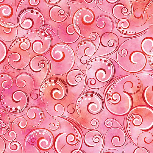 Pearl Splendor fabric Rose 12707P-24B