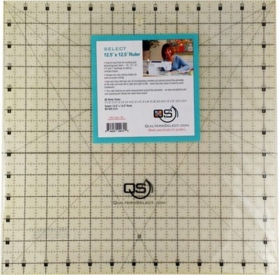 Quilters Select Non-Slip Ruler 12.5" x 12.5"