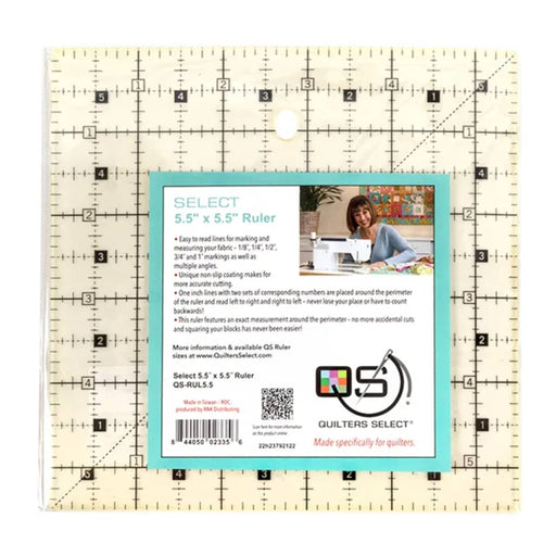 Quilters Select Non-Slip Ruler 5.5" x 5.5"