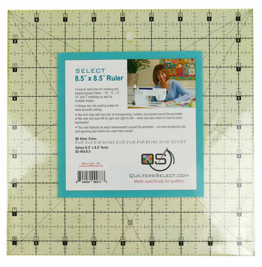 Quilters Select Non-Slip Ruler 8.5" x 8.5"