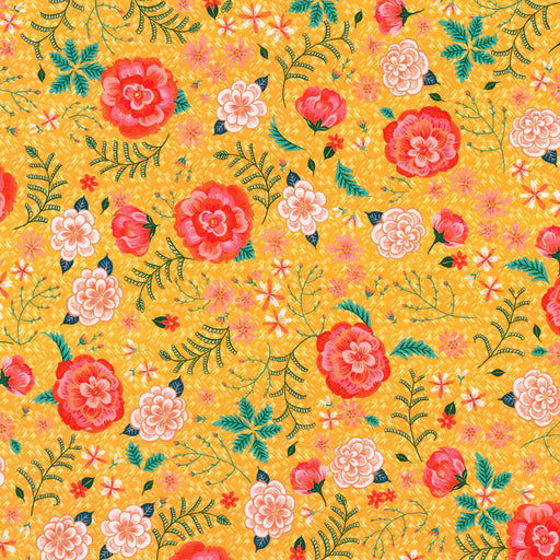 Robert Kaufman Fabrics Faraway Florals - Apricot