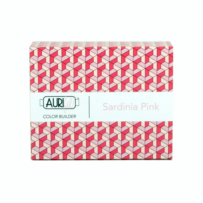 Sardinia Pink by Aurifil Color Builder 50wt 2410 - 2425 - 2530