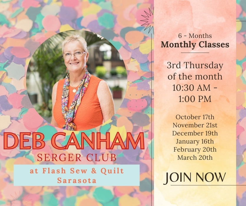 Serger Club ~ Deb Canham ~ November 21st