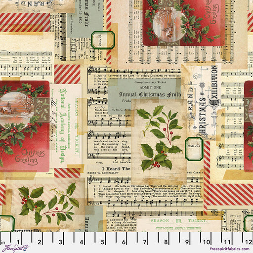 Tim Holtz Holiday Past Holiday Collage Multi - PWTH195.MULTI