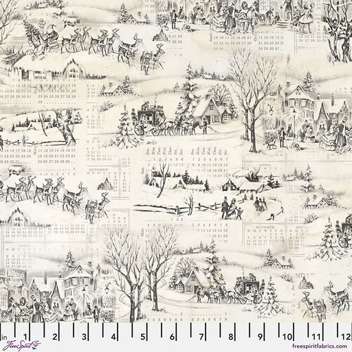 Tim Holtz Holiday Past Winter Toile Neutral - PWTH200.NEUTRAL