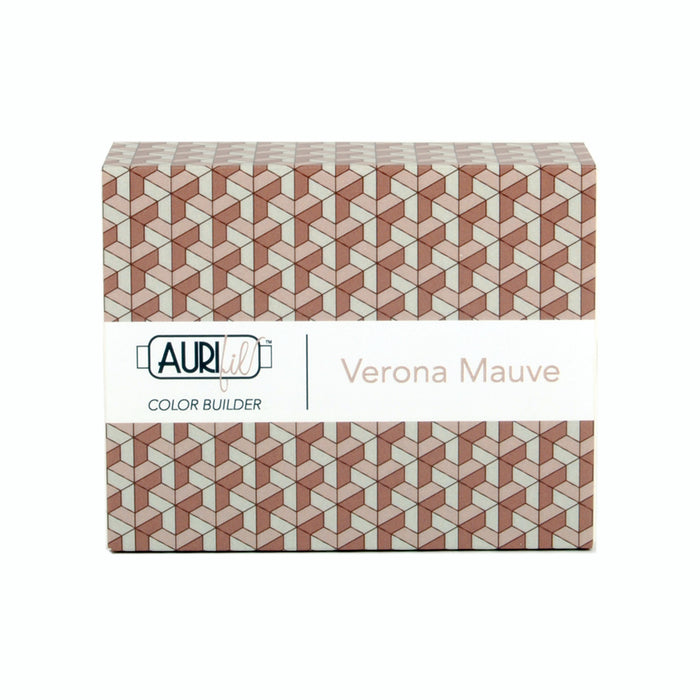 Verona Mauve by Aurifil Color Builder 50wt 6724 - 2375 - 6731