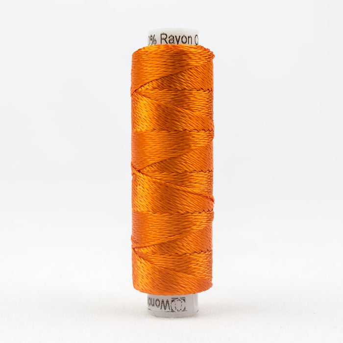 Wonderfil Thread Razzle Vermillion Orange RZ1140