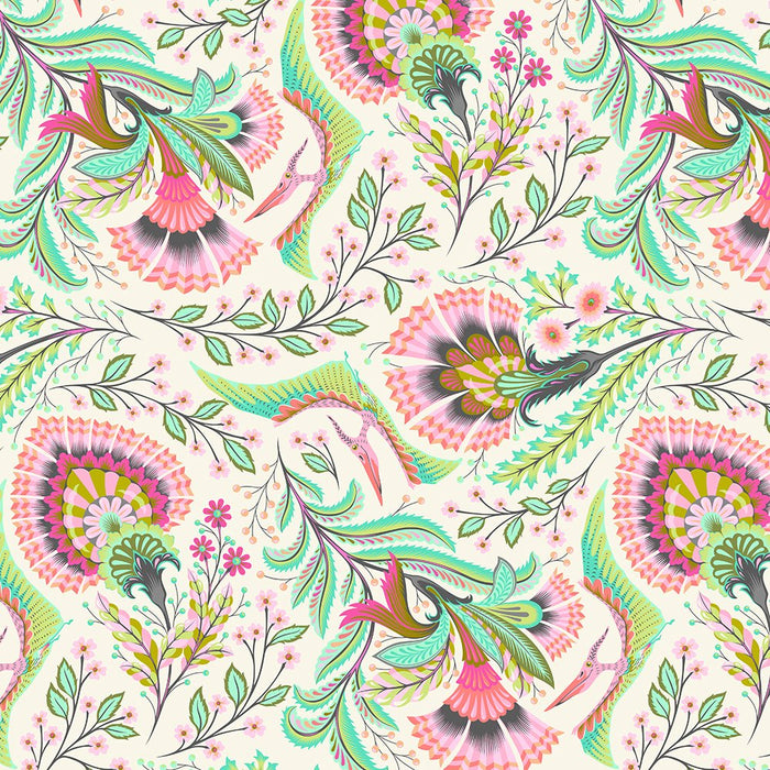 Tula Pink Roar Wing It Blush fabric