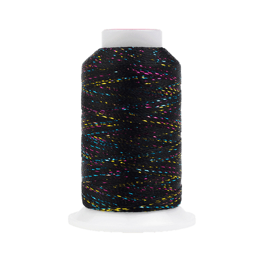 Wonderfil GlaMore Thread - Black Multicolor GM160