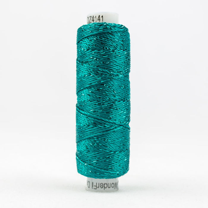 Wonderfil Dazzle Thread Deep Peacock Blue DZ4141