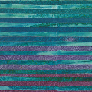 World Of Stripes Teal Yardage