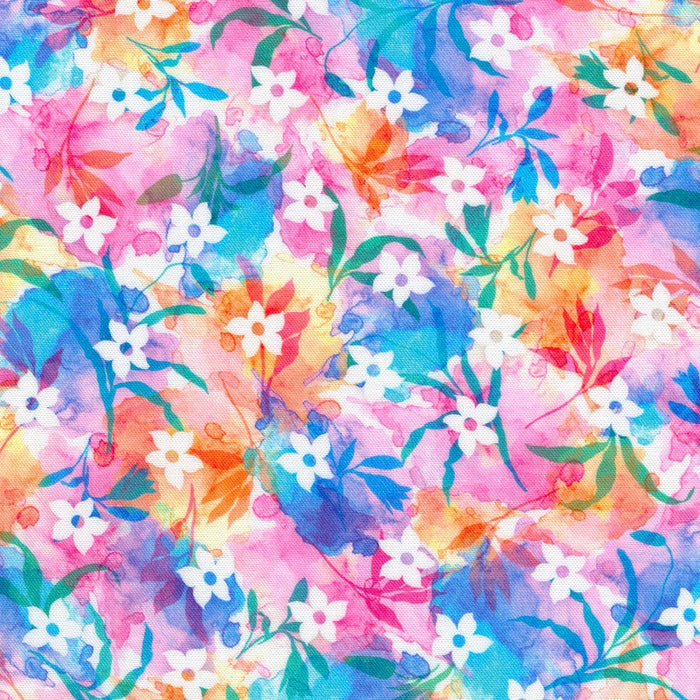 Artful Blooms Sweet Floral fabric by yard - Robert Kaufman