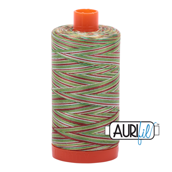 Aurifil Variegated Thread 50 wt Leaves 4650