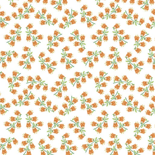 Benartex Color It Sunshine - Budding Sunshine Tangerine fabric