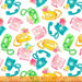 White Phone a Friend yardage 52677-2 Between Friends fabric collection by Shannon Christensen - Windham & Anthology Fabrics