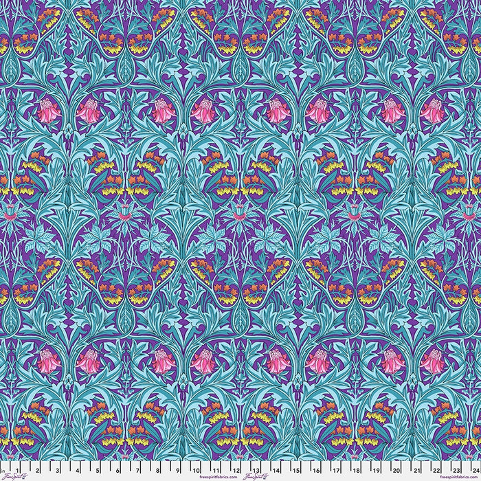 Bluebell Purple fabric || Kaffe x Morris & Co.