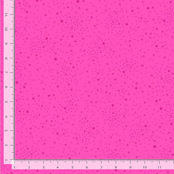 Chicken Scratch Fuchsia fabric - Charisma Horton