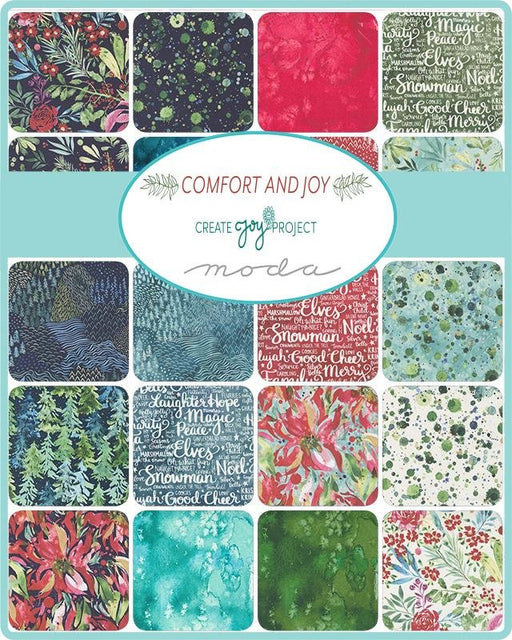 Comfort and Joy fabric collection patterns