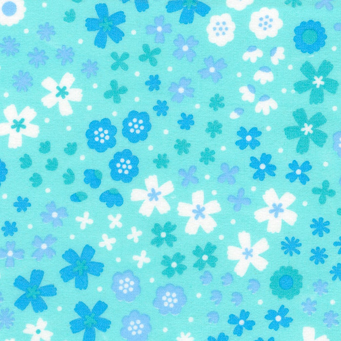 Cozy Cotton Flannel Mint 22729 32 fabric by Robert Kaufman