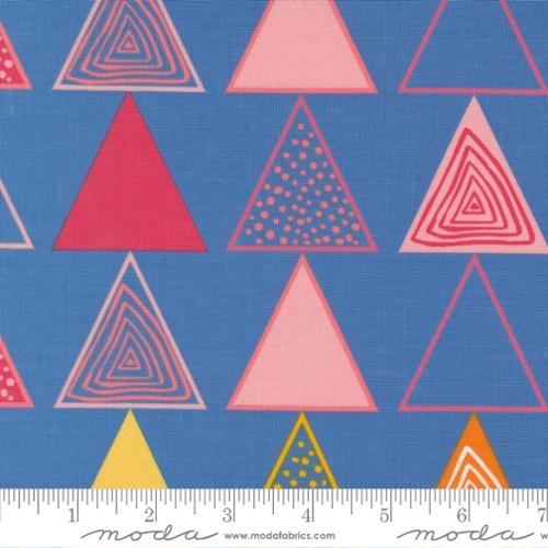 Creativity Roars fabric - Cobalt 47540 21