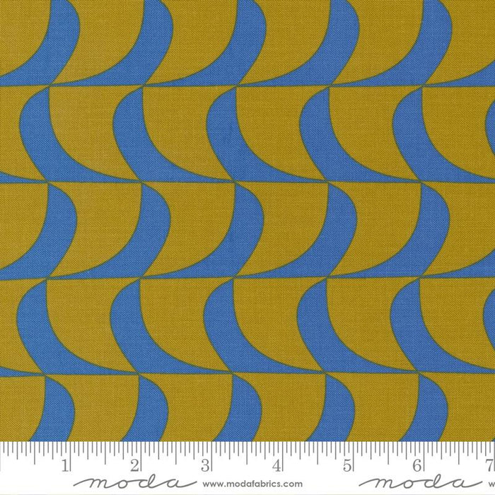 Creativity Roars fabric - Cobalt 47543 21