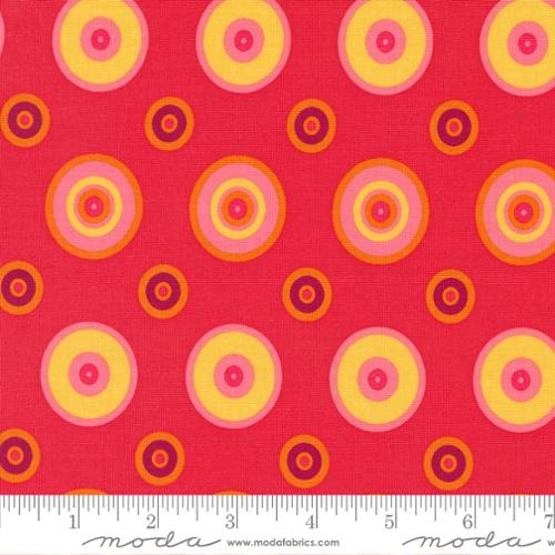 Creativity Roars fabric - Geranium 47541 15