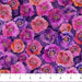 Dragonfly Dance purple and pink flowers fabric by Deborah Edwards and Melanie Samra for Northcott Fabrics, featuring delicate floral patterns with dragonfly accents on a vibrant background, perfect for quilting and decor.