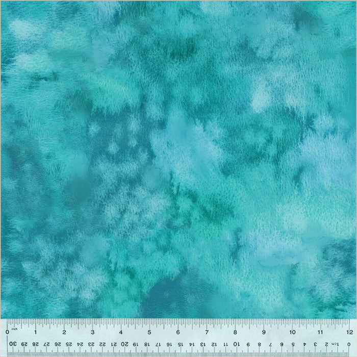 Windham Fabrics Ebb & Flow Saltaire Turquoise fabric