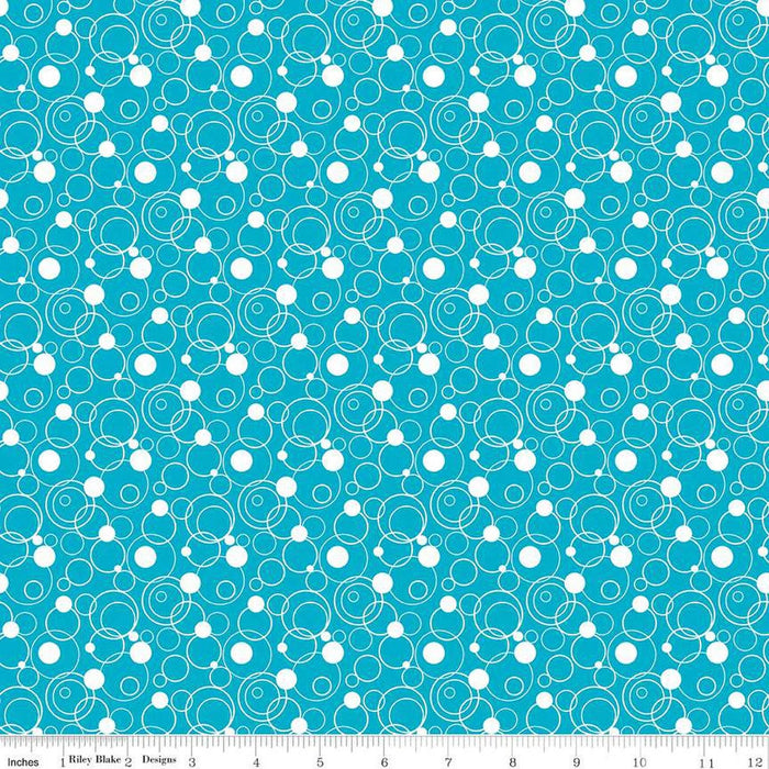 Effervescence Circles Turquoise