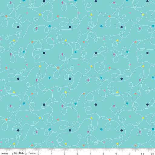 Effervescence Squiggles Aqua