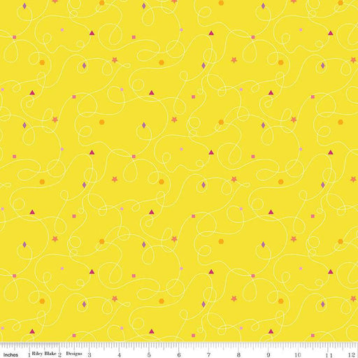 Effervescence Squiggles Yellow