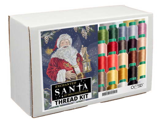 Enchanted Santa Thread Kit by Dona Gelsinger from OESD