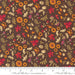 Chocolate Little Fall Fling 48744-15 yardage&nbsp; from the Forest Frolic fabric collection by Robin Pickens - Moda Fabrics