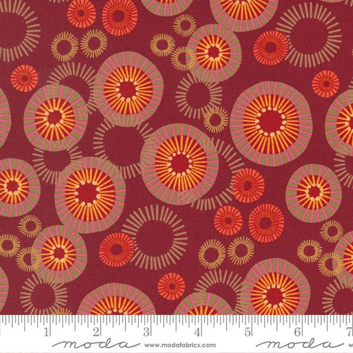 Cinnamon Mod Indian Blanket 48743-16 yardage&nbsp; from the Forest Frolic fabric collection by Robin Pickens - Moda Fabrics