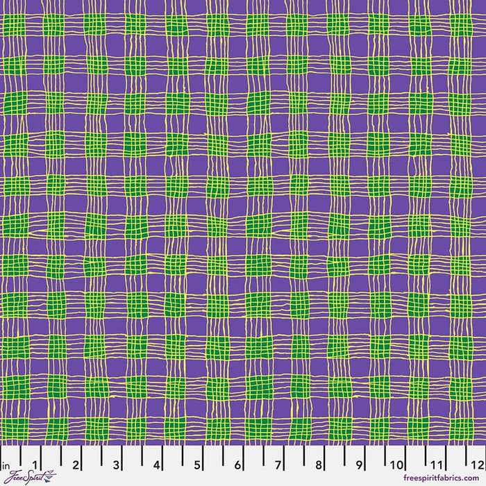 Gingham Purple Kaffe Fassett Collective February 2025