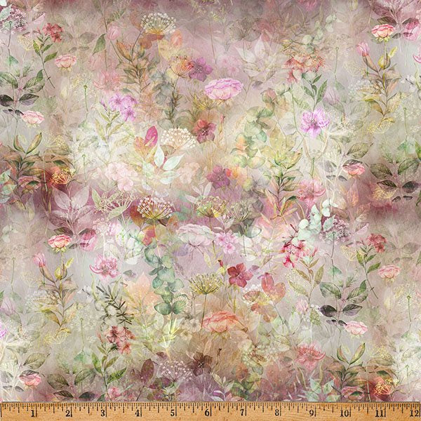 Hoffman Fabrics Blush Garden Blossom W5495 448