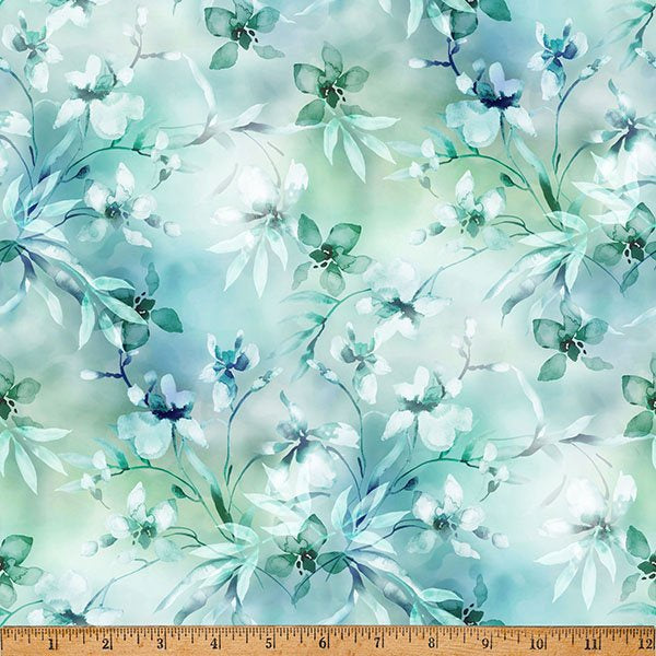 Hoffman Fabrics Blush Garden Sky W5499 16